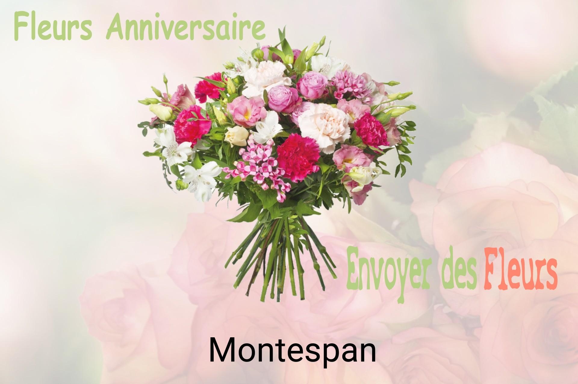 Bouquet de fleurs d’anniversaire livré à Montespan