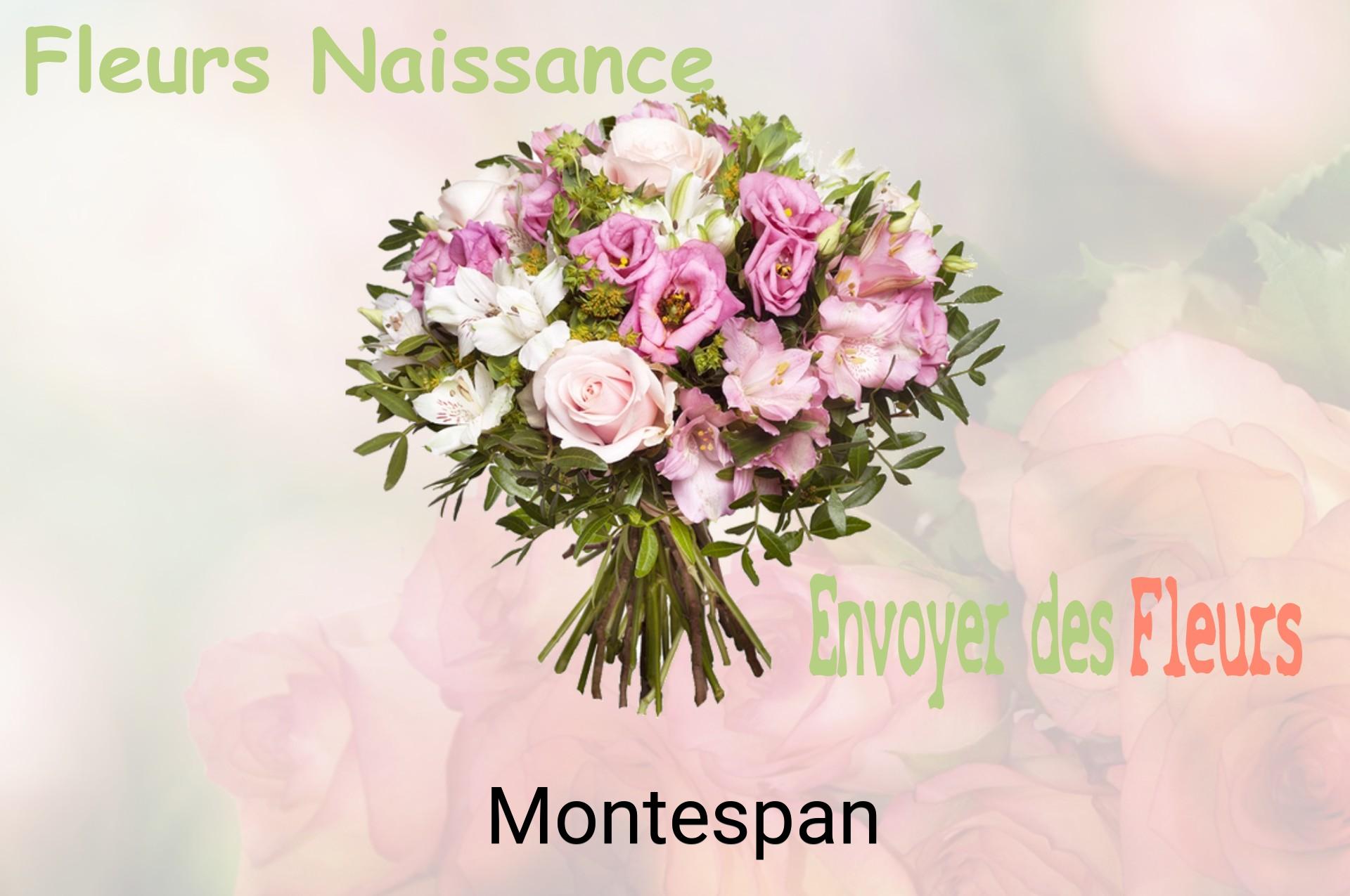 Bouquet de fleurs de naissance livré à Montespan